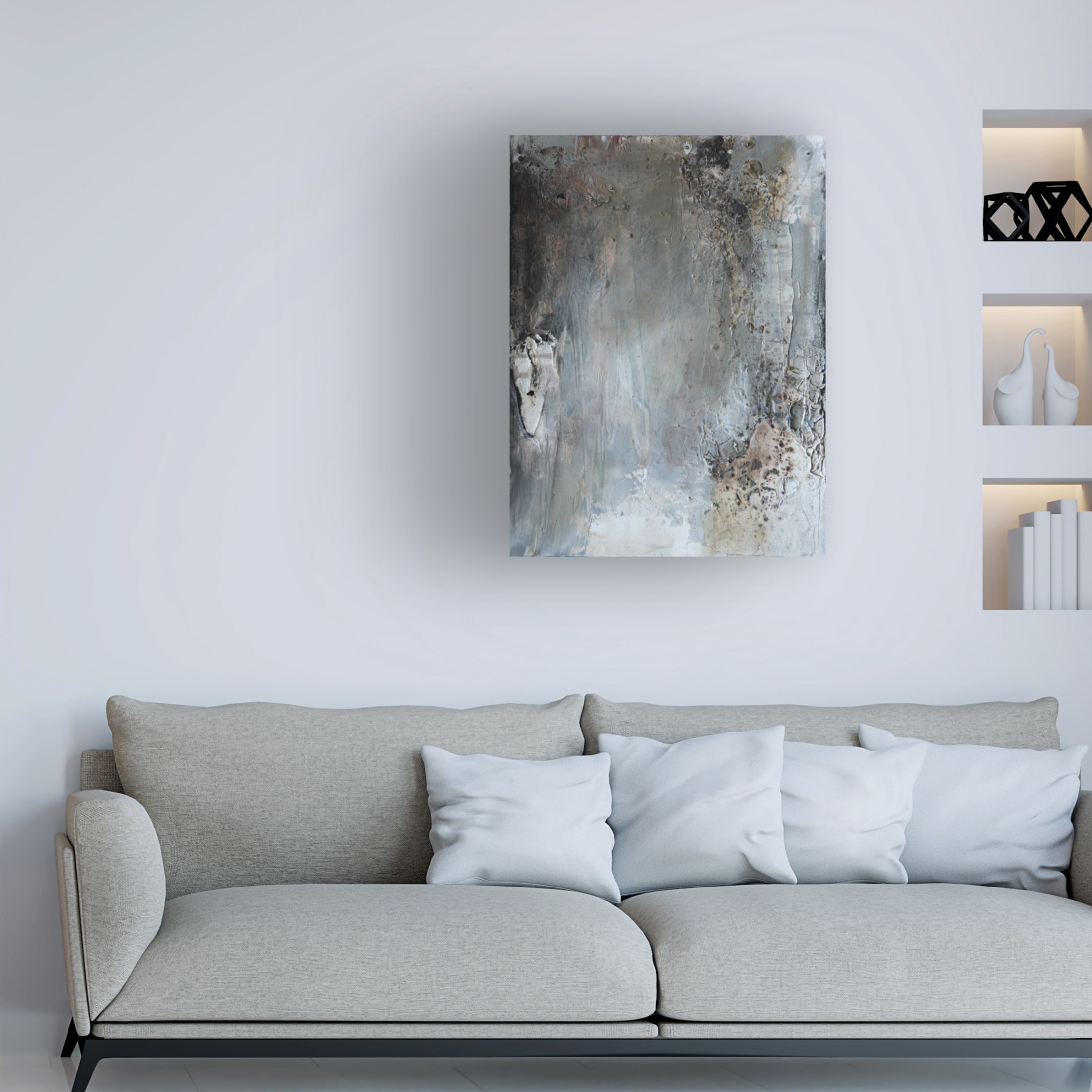 Canvas Wall Art - Deb Chaney 'Terracotta Ii' Wall Art for Living Room, Bedroom, or Office Décor by Trademark Fine Art - 18 x 24 Inches