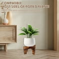 thumbnail image 5 of 2Pcs Wood Plant Stand Indoor/Outdoor for Plants, Large Size Planter Stand Holder,Sturdy and Stable Flower Pot Stand,Fits Most Size Flower Pots In Room(2 Pack), 5 of 10