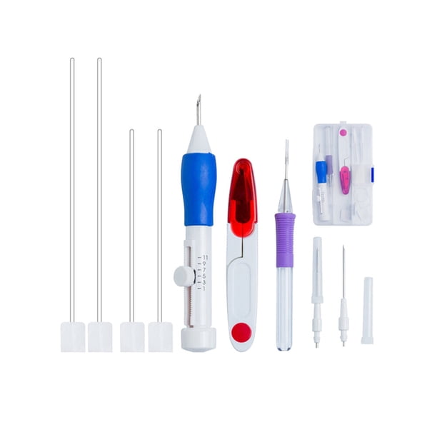 Kit de punzón para bordar, herramienta de costura y tejido para manualidades de bordado.