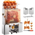 thumbnail image 1 of VEVOR 120W Automatic Juice Extractor, Stainless Steel Orange Squeezer for 20 Oranges Per Minute, with Pull-Out Filter Box, PC Cover, 2 Peel Collecting Buckets, 1 of 9