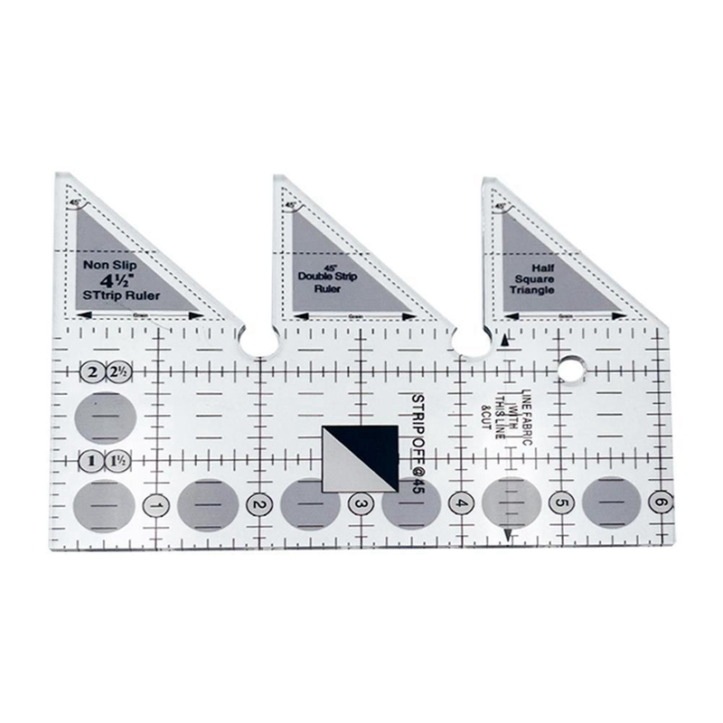 Acrylic Rulers 45° Strip Ruler Diamonds Ruler Patchwork Craft Quilting