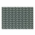 thumbnail image 1 of Black and Grey Cutting Board, Checkered Squares Pattern Circular Motifs Contemporary Style Shapes, Decorative Tempered Glass Cutting and Serving Board, Small Size, Black Grey White, by Ambesonne, 1 of 1