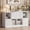 White, variant on Laisnet 8 Cube Storage Organizer with Sliding Doors, Wooden Bookcase Cabinet for Living Room Office, White