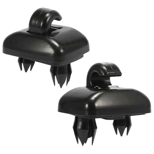 2x Gancho para parasol Soul para Audi A1 A3 A4 A5 Q3 Q5 negro 8W0857562A