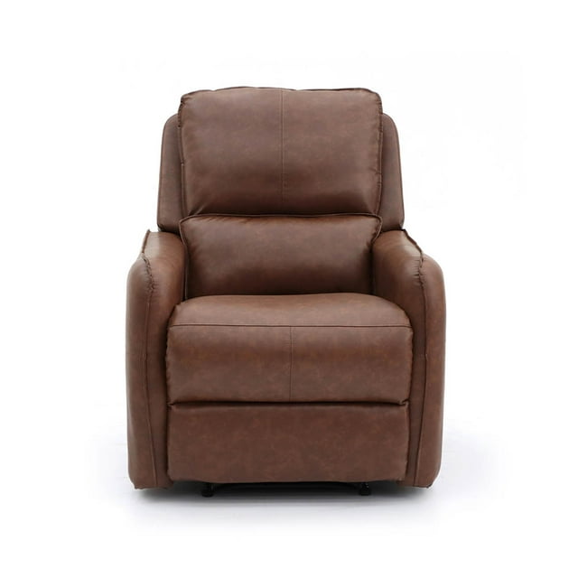 Sillón Reclinable Eléctrico Con Masajeador Vanlig Quebec Color Marrón