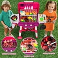 thumbnail image 4 of Set de juegos TooyBing para niños Play Kitchen Toys, parrilla para barbacoa, color rosa, de 3 a 5 años, 4 of 7