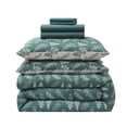 thumbnail image 3 of LammaLoe King Size Comforter Set, 7 Piece Botanical Bed in a Bag , Reversible Bedding Comforter Set with Sheets, Modern Bed Set, Gentle Pine/Cloudstone, 3 of 7