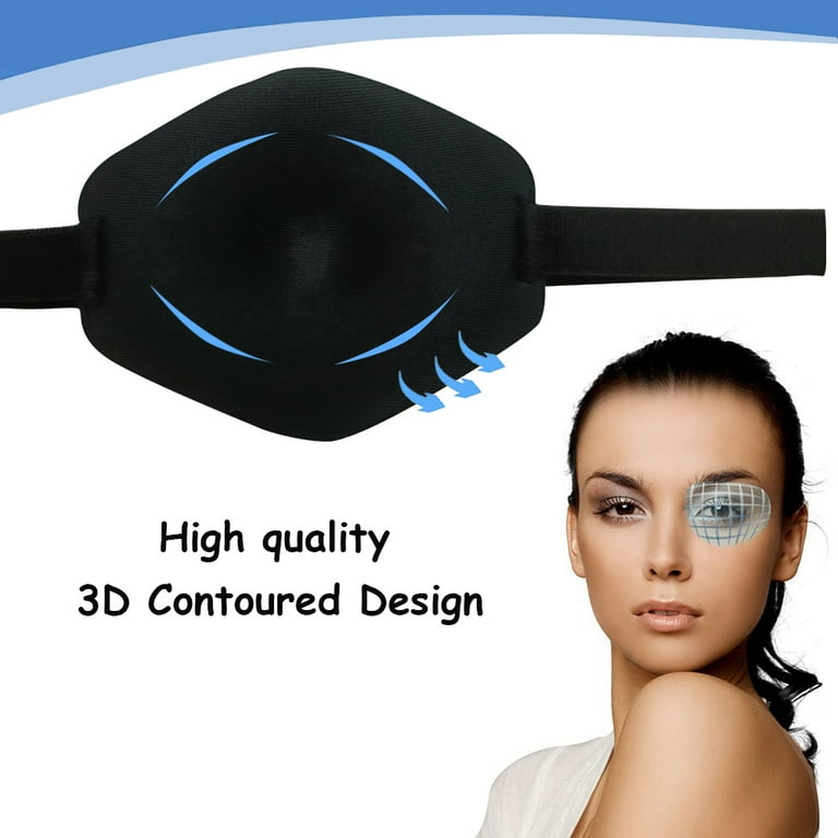 AMZVIO 2PCS Eye Patches for Adults,Adjustable Medical Eye AMZVIO 2PCS Eye Patches for Adults,Adjustable Medical Eye