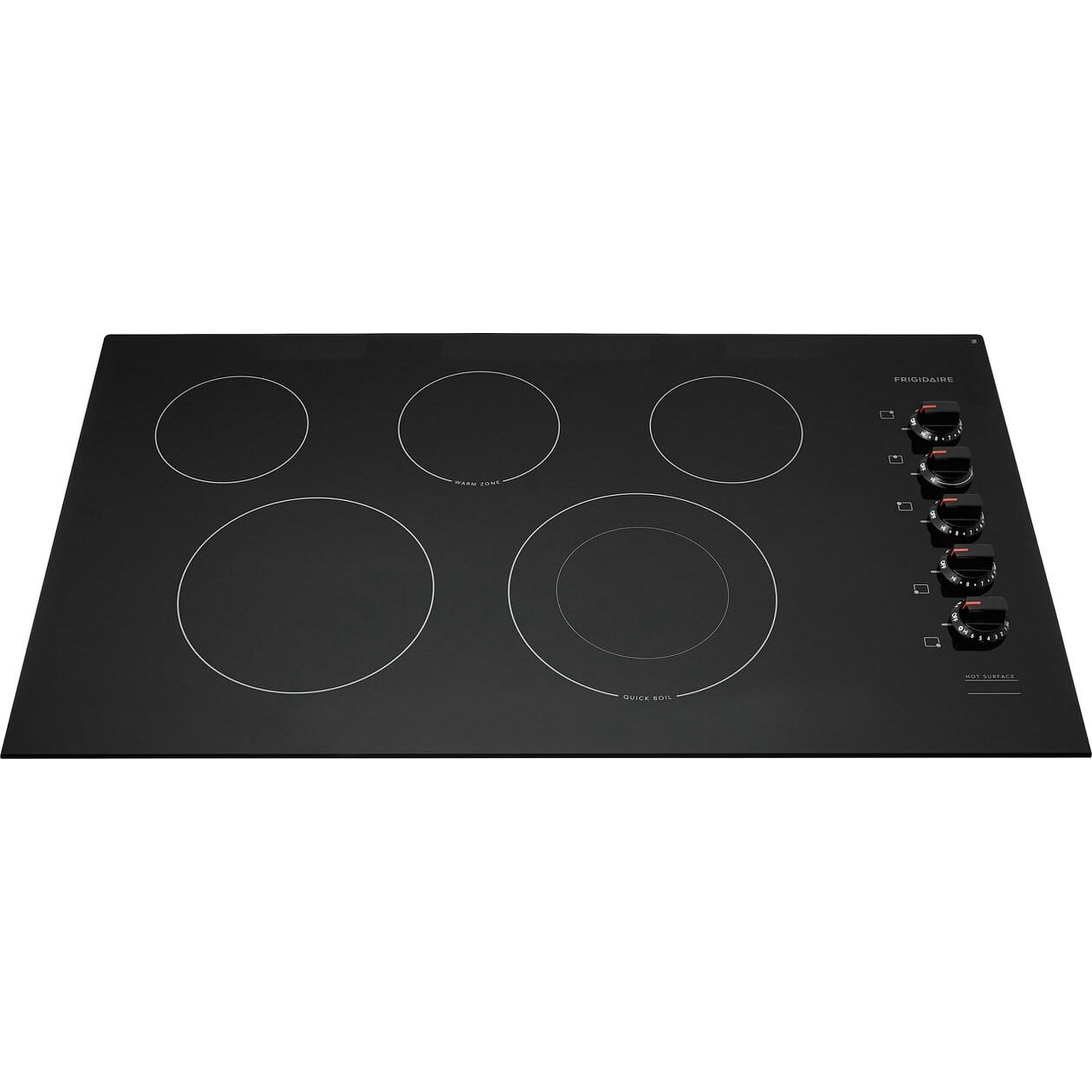 Frigidaire Ffec3625u 37" Wide 5 Burner Electric Cooktop - Black