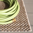 thumbnail image 5 of Safavieh Courtyard Finnian Solid Indoor/Outdoor Area Rug, Natural/Black, 6'7" x 9'6", 5 of 17