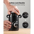 thumbnail image 2 of Electric Coffee Grinder, 70g Large Capacity Spice Grinder with Visual Timing Knob for Precise Grind, Quiet Coffee Bean Grinder for Espresso, French Press, Herbs and Grains, Black, 2 of 7