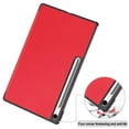 thumbnail image 5 of ELEHOLD Case for Samsung Galaxy Tab S10 FE+, PU Leather Folio Case with Kickstand & Auto Sleep/Wake, Slim Lightweight Protective Cover,Red, 5 of 7