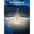 thumbnail image 6 of LED Camping Lantern with 3 Solar Panels, 8000mAh Rechargeable Camping Lights, 4000LM Dimmable Hanging Tent Lights, IP65 Waterproof Flashlight for Emergency Power Outages, 6 of 7
