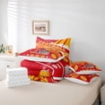 thumbnail image 5 of Erosebridal Kids Boys Football 7 Pieces Comforter Sets Twin Size,Kansas Bedding Set For All Season,Gifts For Football Fans,Football City Bed In A Bag With Comforter Sheets, 5 of 5