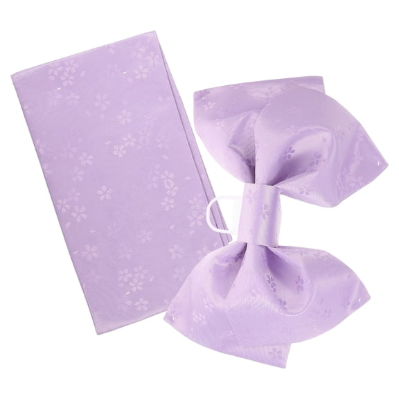 TABLZONE Floral Print Belt 1Set Lavender Chemical Fiber Waist Decoration For Women