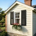 thumbnail image 3 of Kadyn Louver Shutters with Premium Board and Batten, Window Panel Shutters with Easy Mount for Farmhouse, Home Office, Living Room, Bedroom, Black(14"*25"), 3 of 8