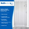 thumbnail image 2 of Cortina Kenney KN61147 - Forro de ducha impermeable de PEVA (107 x 183 cm), 2 of 7