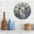 thumbnail image 3 of YAZAOO Decorative Wall Clock Size：25cm Enchanted Garden with Butterflies-413f-4164-8d4b-05905283a3e4 Design Pattern Clock, 3 of 10