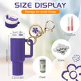 thumbnail image 2 of Mini Tumbler Keychain for Stanley,2 PCS Mini Cup Keychain Stanley Accessories,Bag Purse Charm Chapstick Holder, 2 of 10