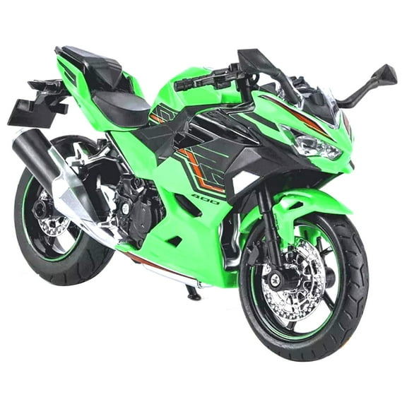 19cm Diecast Alloy 1/12 Scale For Kawasaki Ninja 400 Motorcycle Finished Motorcycle Model Toy Gift Sounds and Lights TAPDRA Spare Part