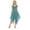 Blue, variant on Fesfesfes Women Dress Dress Formal Gowns Evening Dresses V-Neck Sleeveless Party Club Dress Tops on