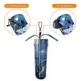 thumbnail image 4 of Funda doble para gafas Fintie Ocean Marble de piel vegana, 4 of 8