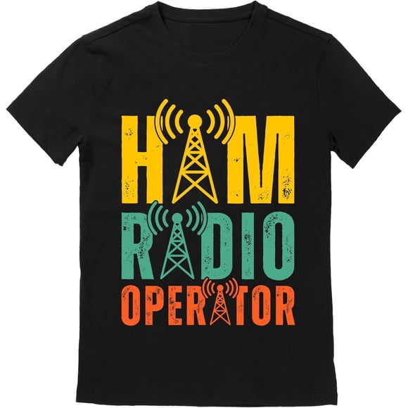 Camiseta de radioaficionado para hombre y adulto