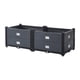 thumbnail image 1 of Caja de jardinería grande, jardinera elevada, contenedor de plantas, jardinera rectangular con orificio de drenaje, jardinera elevada para balcón 100cmx40cmx33cm, 1 of 9