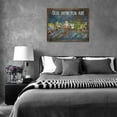thumbnail image 2 of Frog Wall Art Wall Decor Funny Frog Pictures Canvas Print Painting God Says You Are Modern Home Framed Artwork For Living Room Bathroom Bedroom 12"X16", 2 of 6