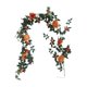 thumbnail image 2 of Guirnalda de Enredaderas de Rosas Artificiales de 180 cm, Decoración Colgante de Flores Falsas con Hojas Verdes para Bodas, Jardines, Uso en Interiores y Exteriores, 2 of 6