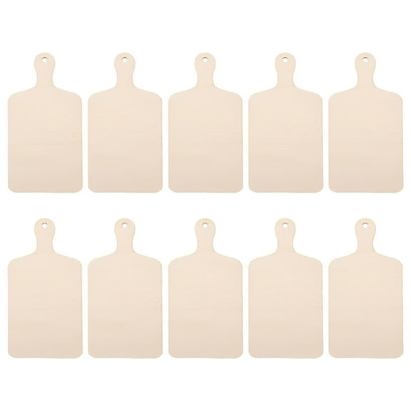 LAMIRO 10Pcs Craft Cutting Board Wood Craft Supplies Wooden Boards for Crafts Wood Crafts Small Cutting Boards