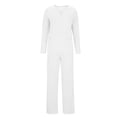thumbnail image 4 of Aofany Women's Scrub Set Classic V-Neck Top and Jogger Pants Nursing Uniform Scrubs for Women Set, 4 of 6
