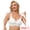 White, variant on Women's Push Up Wirefree Seamless Adjustable Straps Bras XX-Large Gray