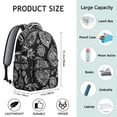 thumbnail image 2 of Paisley Boho Design School Backpack for Students Lightweight and Adjustable Strap Vintage Floral Pattern Backpack for School and Outdoor Activities, 2 of 6