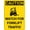 Warning Sign 3, variant on Caution Watch for Forklift Traffic Vertical Graphic Wall Sign 12 x 8 Inches - Rust-Free Aluminum, UV Ink Printing, Durable Weatherproof Outdoor Use