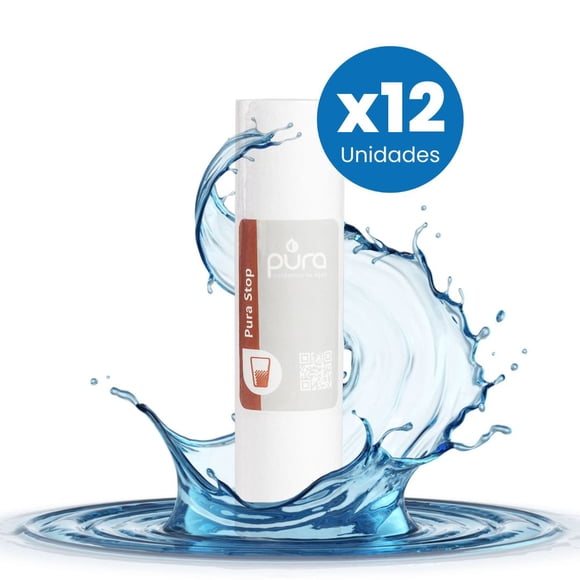 Repuesto Cartucho Filtro Agua Sedimentos x12 Pura Stop Ok Color Blanco