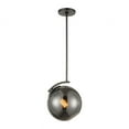 thumbnail image 1 of Collective - One Light Mini Pendant  Black Nickel Finish With Smoke, 1 of 2