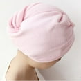 thumbnail image 4 of Tkrady Microfiber Hair Towel Wrap - For Women & Kids - Travel & Bathroom Essential - Quick Dry Hair Turban for Curly, Long & Thick Hair - 1 Pack (Pink), 4 of 6