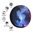 thumbnail image 4 of Pofeuu Red And Blue Fire Dragon Print Spare Tire Wheel Cover for Car Truck SUV Camper Universal Fit Spare Tire Cover RV Spare Tire Covers-17 inch, 4 of 6
