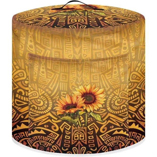 Instant Pot Cover 3 Quart Also Fit for Rice Cooker,Air Fryer and Crock Pot Stain Resistant Washable Cover Keep Appliance Clean Home Decor, Sunflowers-22