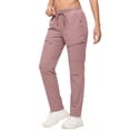 thumbnail image 7 of Miluxas Womens Cargo Hiking Pants Lightweight Quick Dry Slacks Travel Golf Cargo Pants with Zipper Pockets Outdoor Workout Trousers Pink, 7 of 7