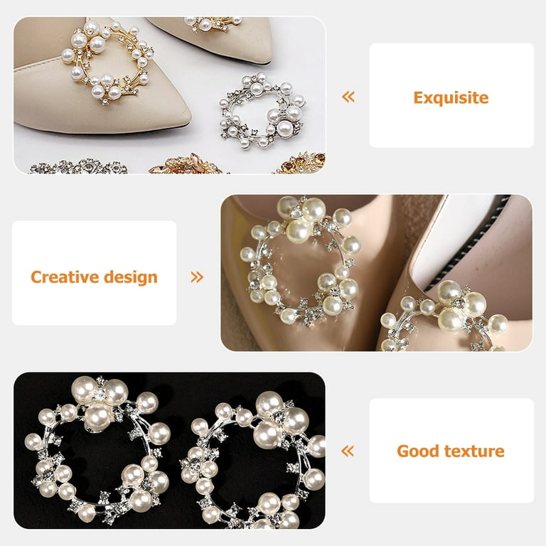 Wedding Shoes Jewelry, Shoe Clips Wedding, Shoes Accessories