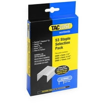 Tacwise 53 Staple Selection Pack for Hand/Hammer Tackers - 3 Sizes - Box of 6000