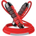 thumbnail image 1 of Sport Skipping Rope, 3m Free Adjustment And Durable Skipping Rope With Non-slip Memory Foam Handle, 360 Ball Bearing, Ideal For Cardio Sport For Child, 1 of 5