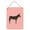 Pink, variant on Catalan Donkey Pink Check Wall or Door Hanging Prints - Pink - 12 x 16 in.