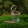 thumbnail image 2 of 5Pcs Insect Observation and Adventure Set, Bug Catcher Kit with Brown Observation Jar, Butterfly Net, Magnifier, Insect Clamp and Tweezers, Brown, 2 of 6