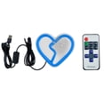 thumbnail image 4 of Window Neon Light Heart-Shaped Lights Wireless Atmosphere Lights Usb Wiring, 4 of 9
