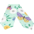 thumbnail image 2 of SKYSONIC Rectangle Multicolored Butterflies Printed Table Runner 13x70in for Wedding Birthday Holiday, 2 of 7