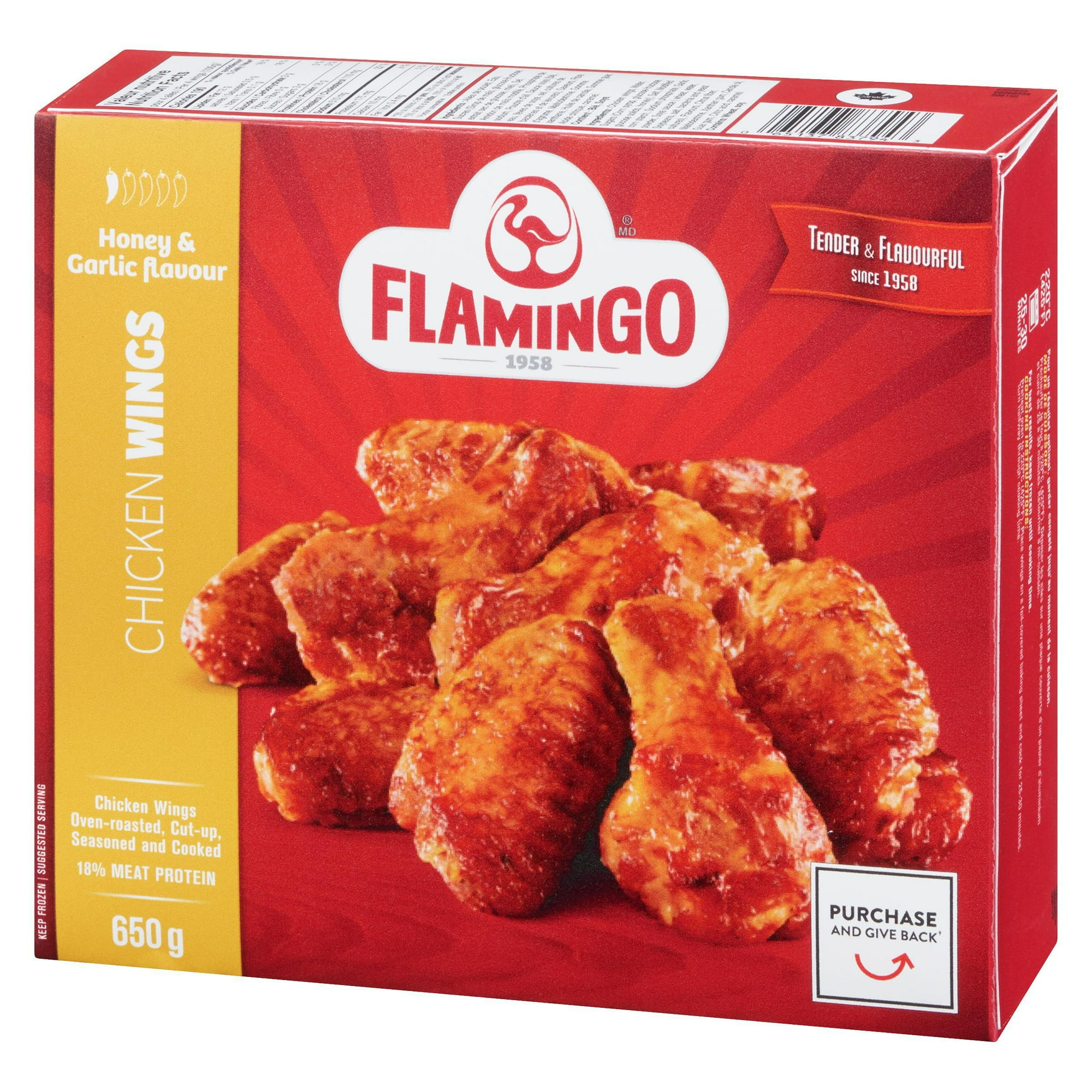 Flamingo Honey Garlic Chicken Wings