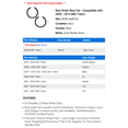 thumbnail image 2 of Rear Brake Shoe Set - Compatible with 2000 - 2014 GMC Yukon 2001 2002 2003 2004 2005 2006 2007 2008 2009 2010 2011 2012 2013, 2 of 2